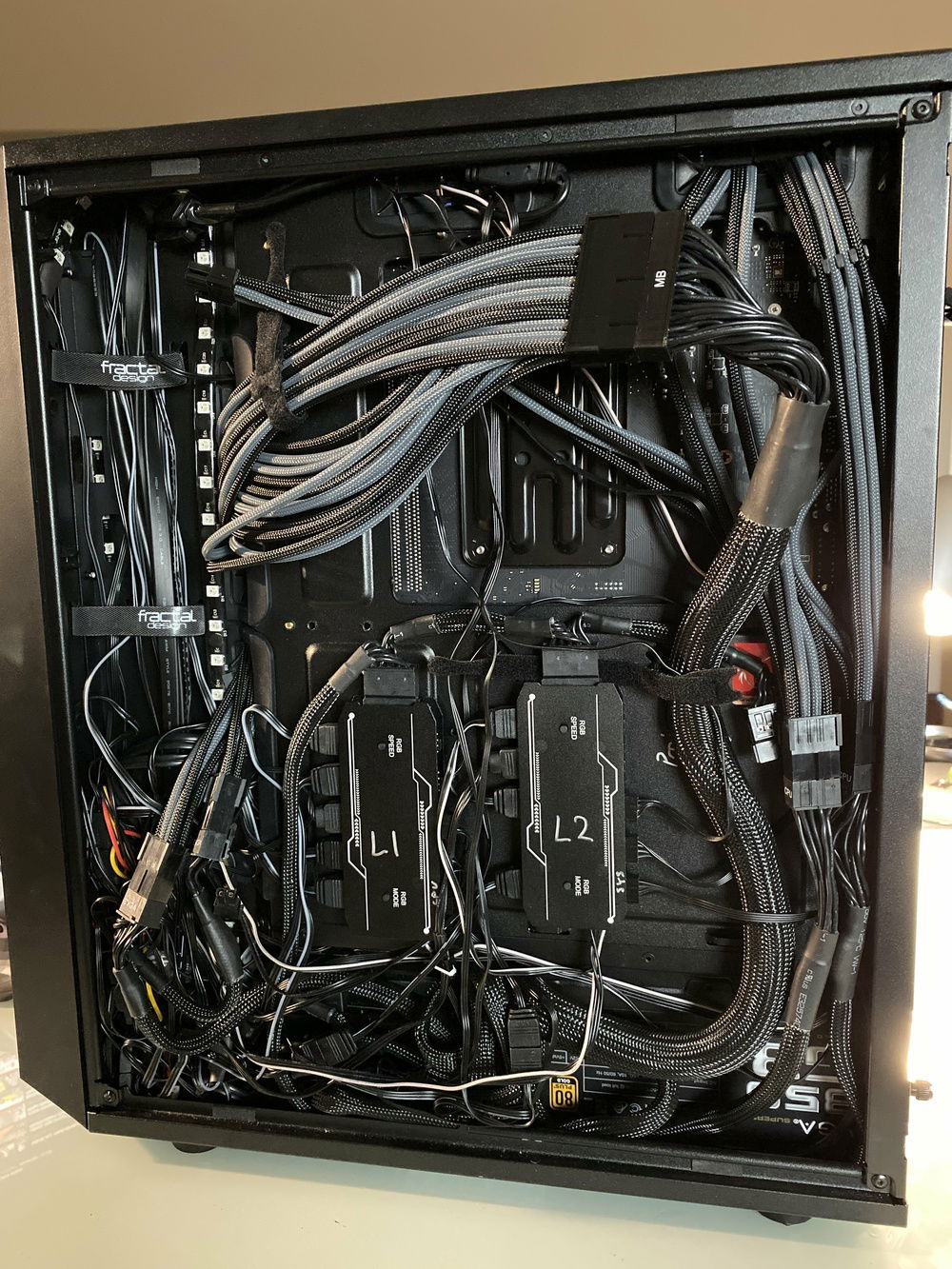 Cable management is a nightmare