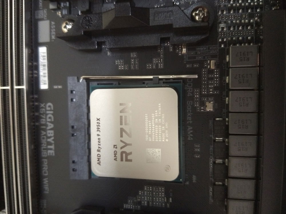 Install Ryzen 9 3950x