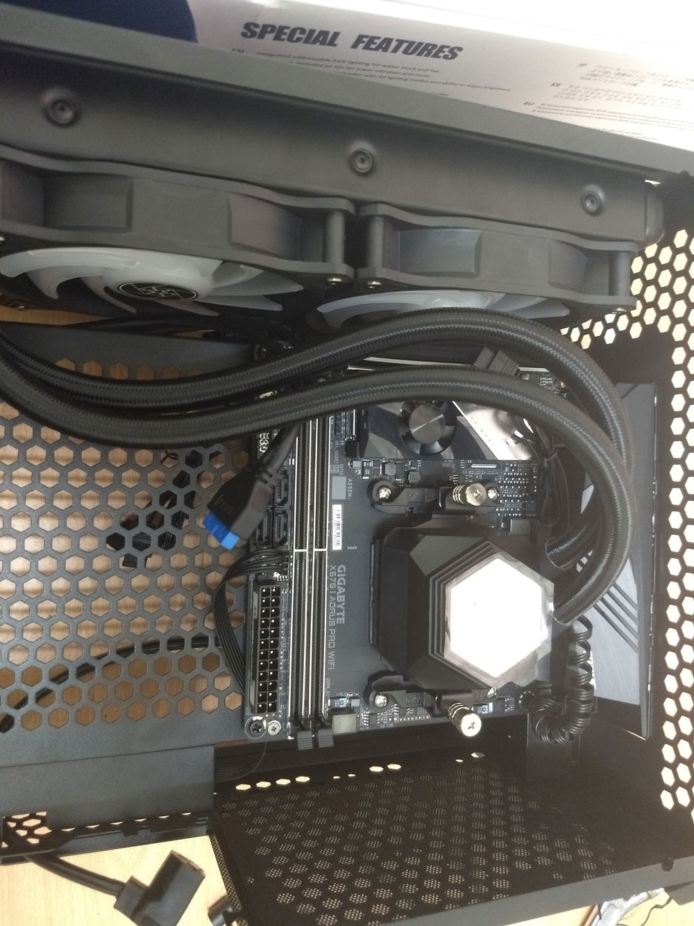 Install Silverstone PF240-ARGB AIO