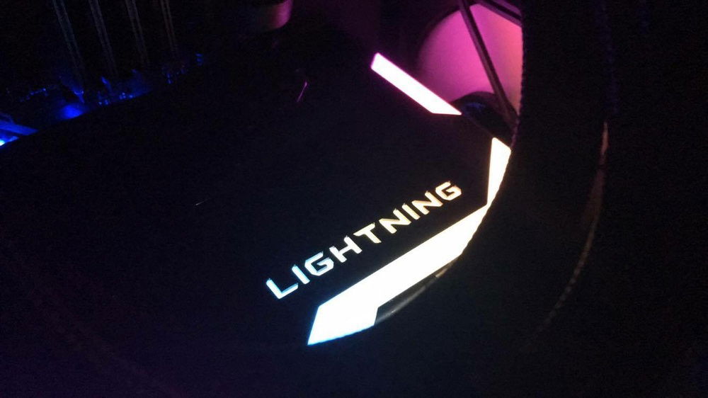 GPU lighting in the dark is amazing!