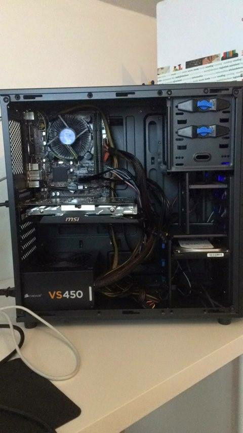 Full finished build. Yes it's messy I'm sorry...