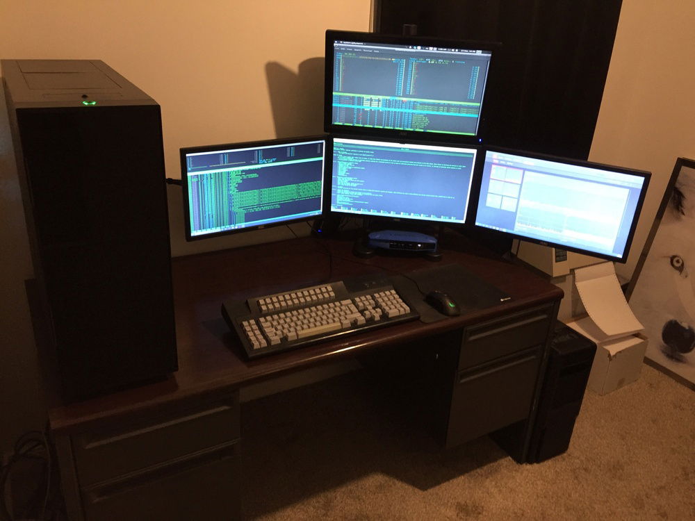 All those screens... Makes it look like I know what I'm doing. (I don't)