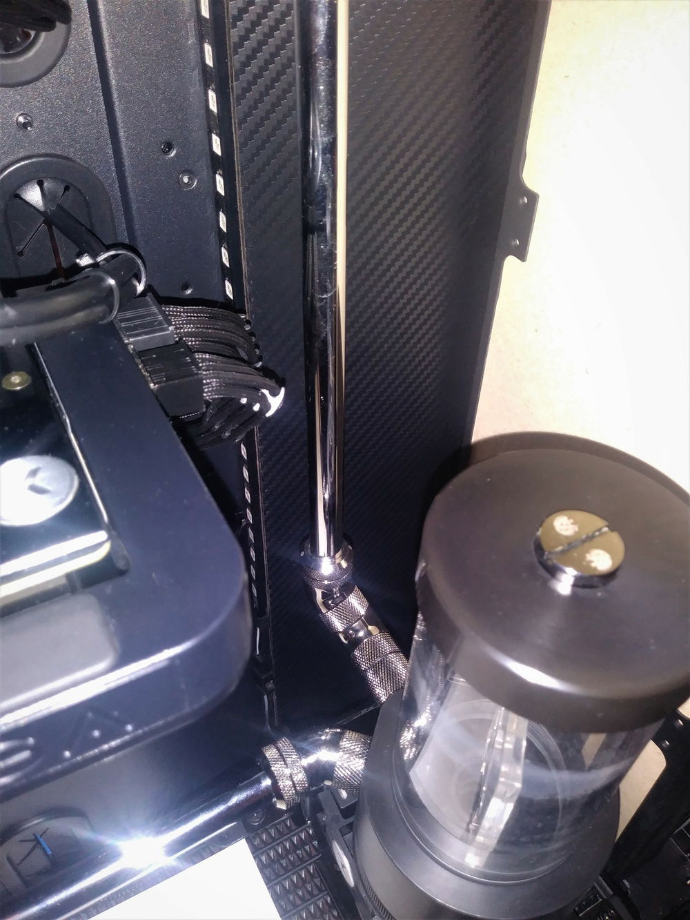 Closer view of back cover.  It is simply MDF board covered with Vinyl wrap.