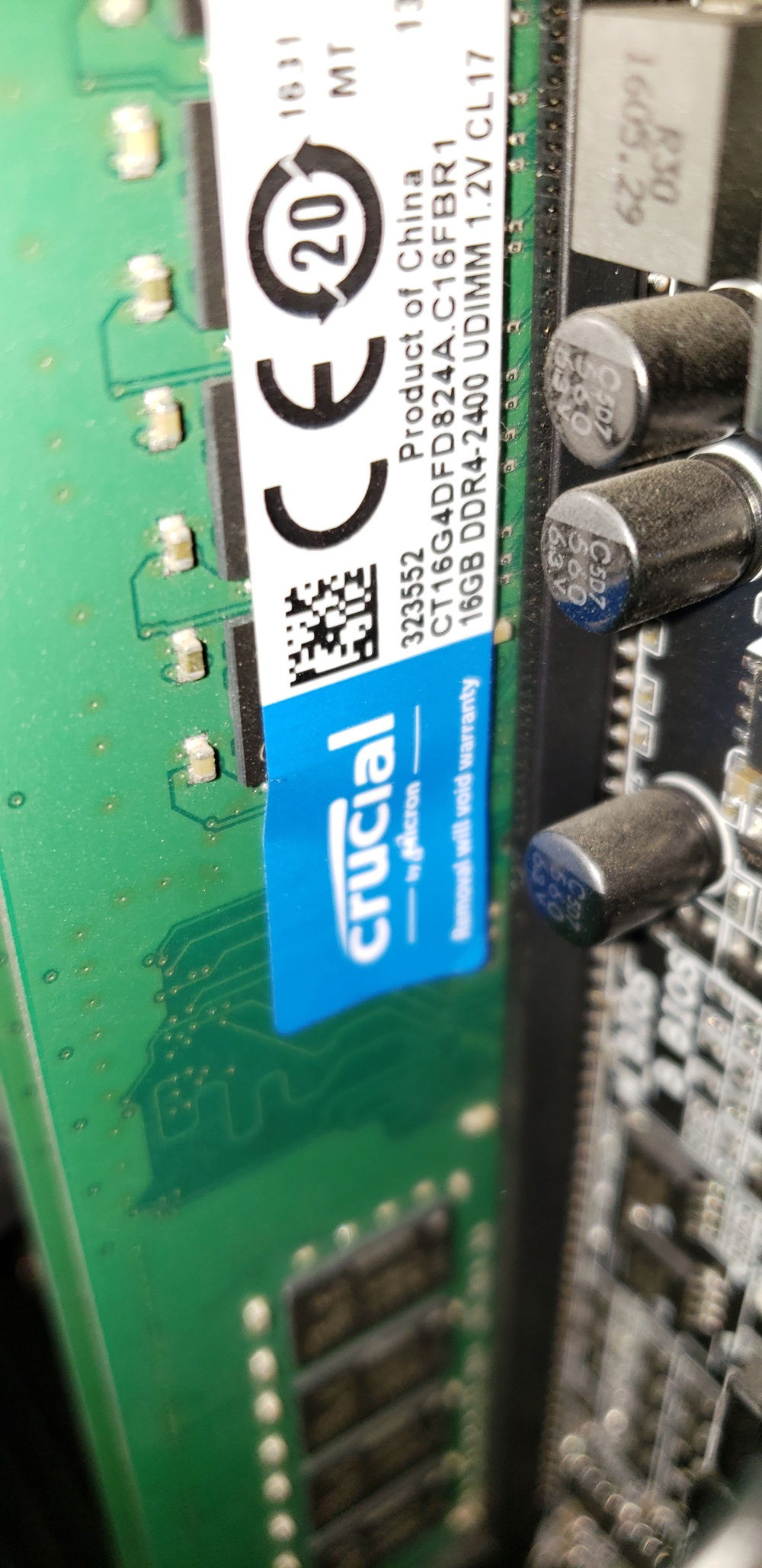 64GB total in this work horse. This picture was taken at the beginning of a cleaning.