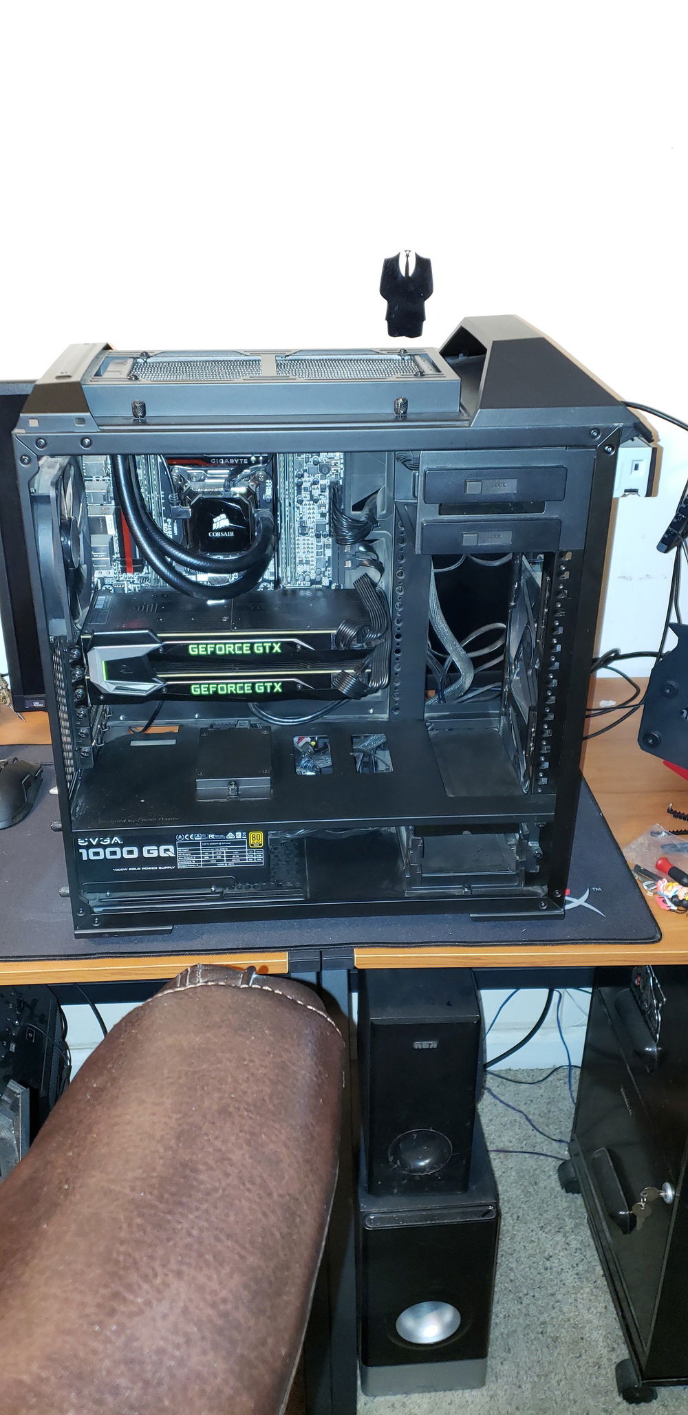 Over all shot of the money side. This picture was taken at the beginning of a cleaning.