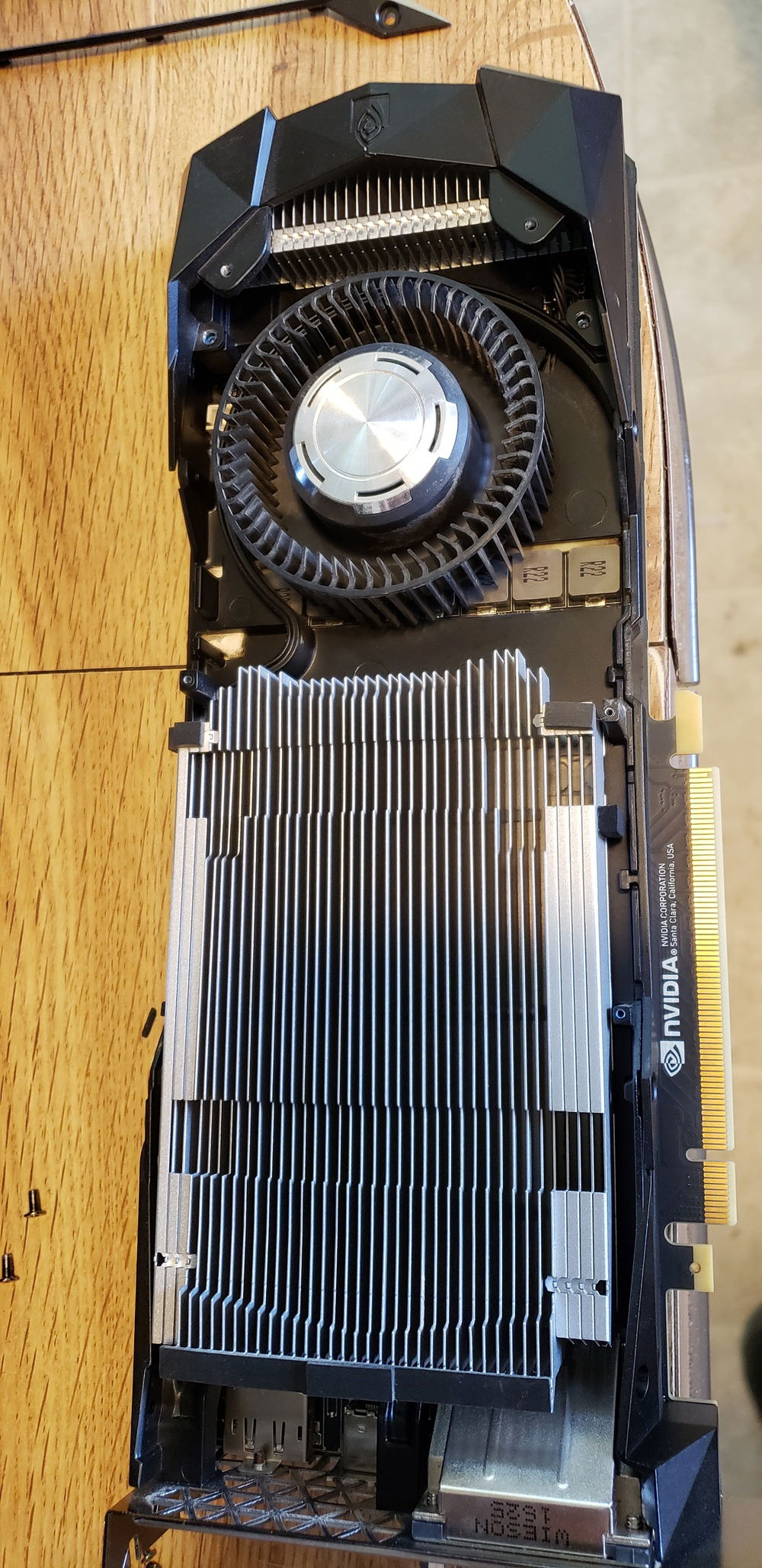 Disassembling a Titan X Pascal is always an unnerving process.