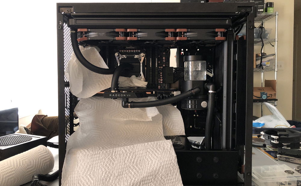 [old] During leak testing! Always nerve-wracking, not due to any doubts with ZMT, but I tend to get distracted easily and forget things :o