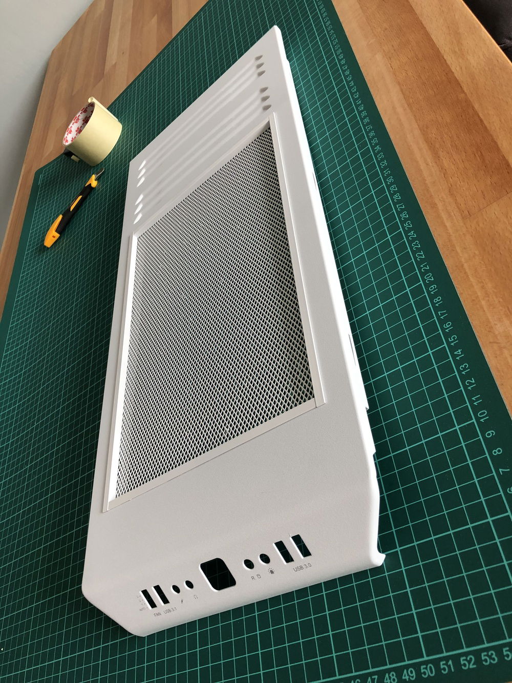 Finished product (with some dust specks that I cleaned afterwards).