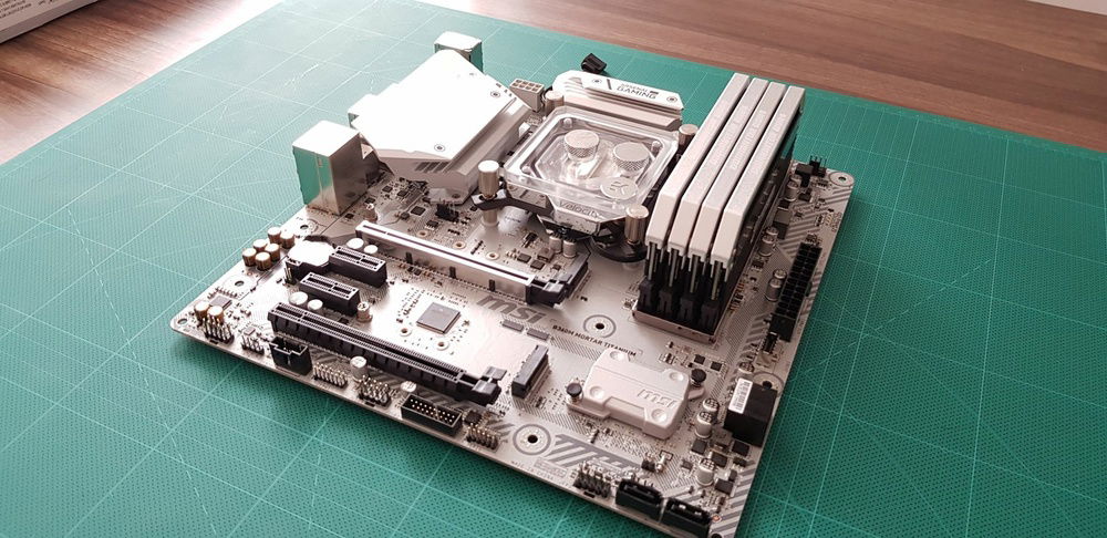 motherboard assembled