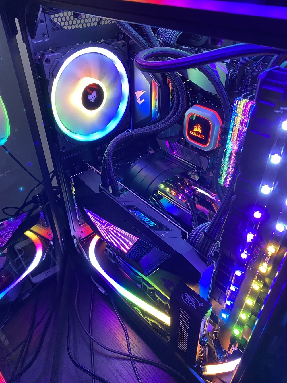Loving the RGB on this gaming beast!