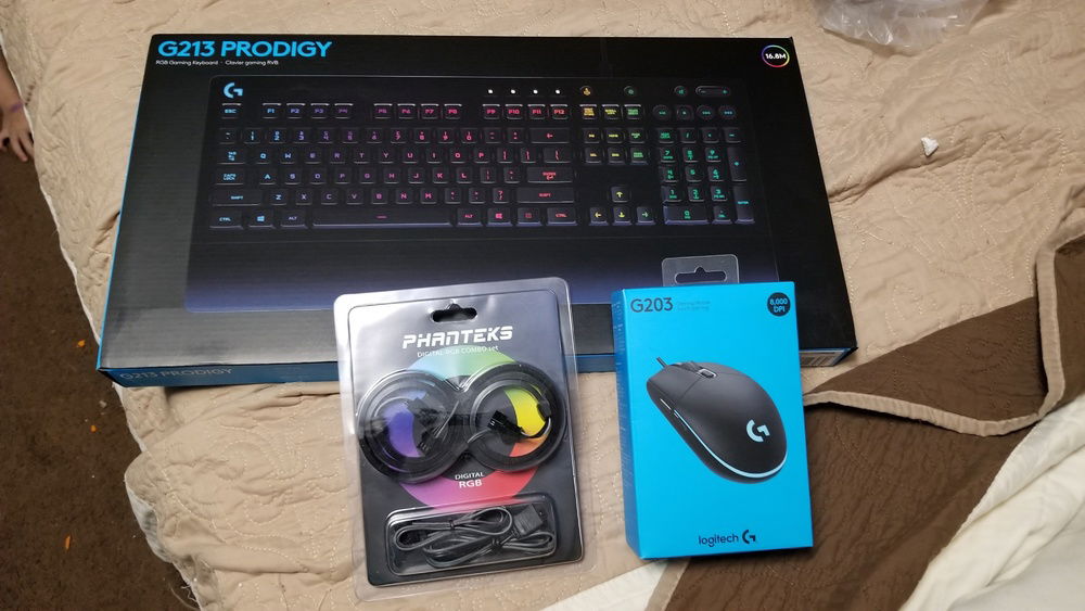 The fun accessories I included