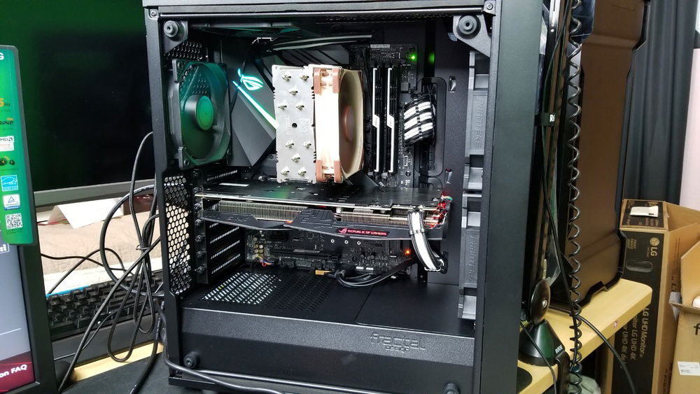 The mostly finished build