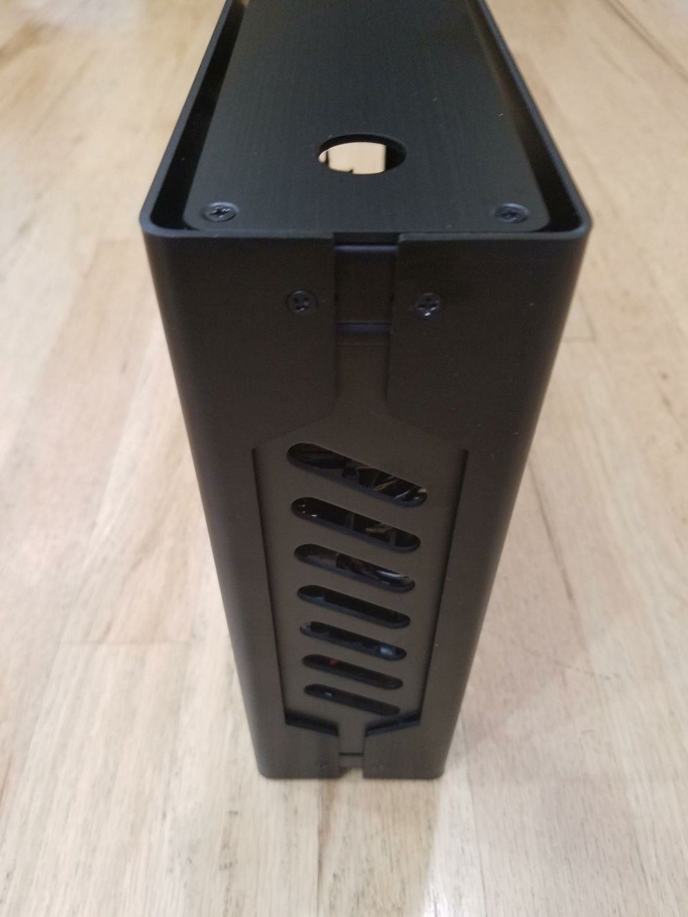 New side panel mounting holes will need to be drilled and tapped to allow for the 5mm extension to each side.