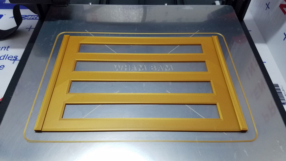 iPad 3 display rear bracket fresh off the printer.