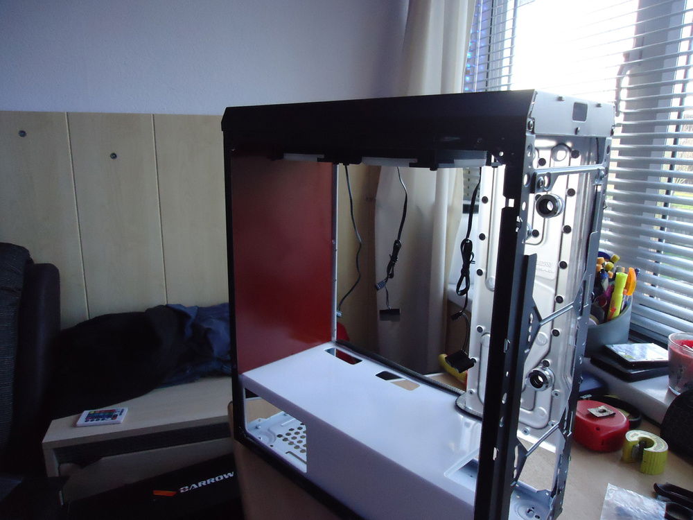 Making sure the waterway reservoir fits