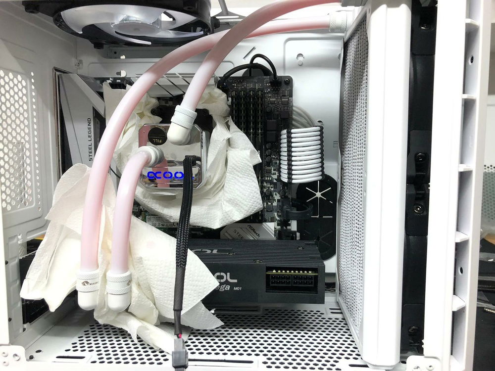 Filling a custom closed loop...done easier things in my life