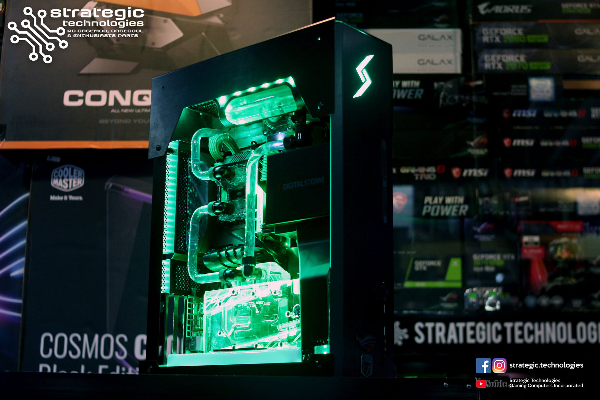 Digital Storm Bolt X PC Rebuilt with 2020 new parts and Relooped Custom