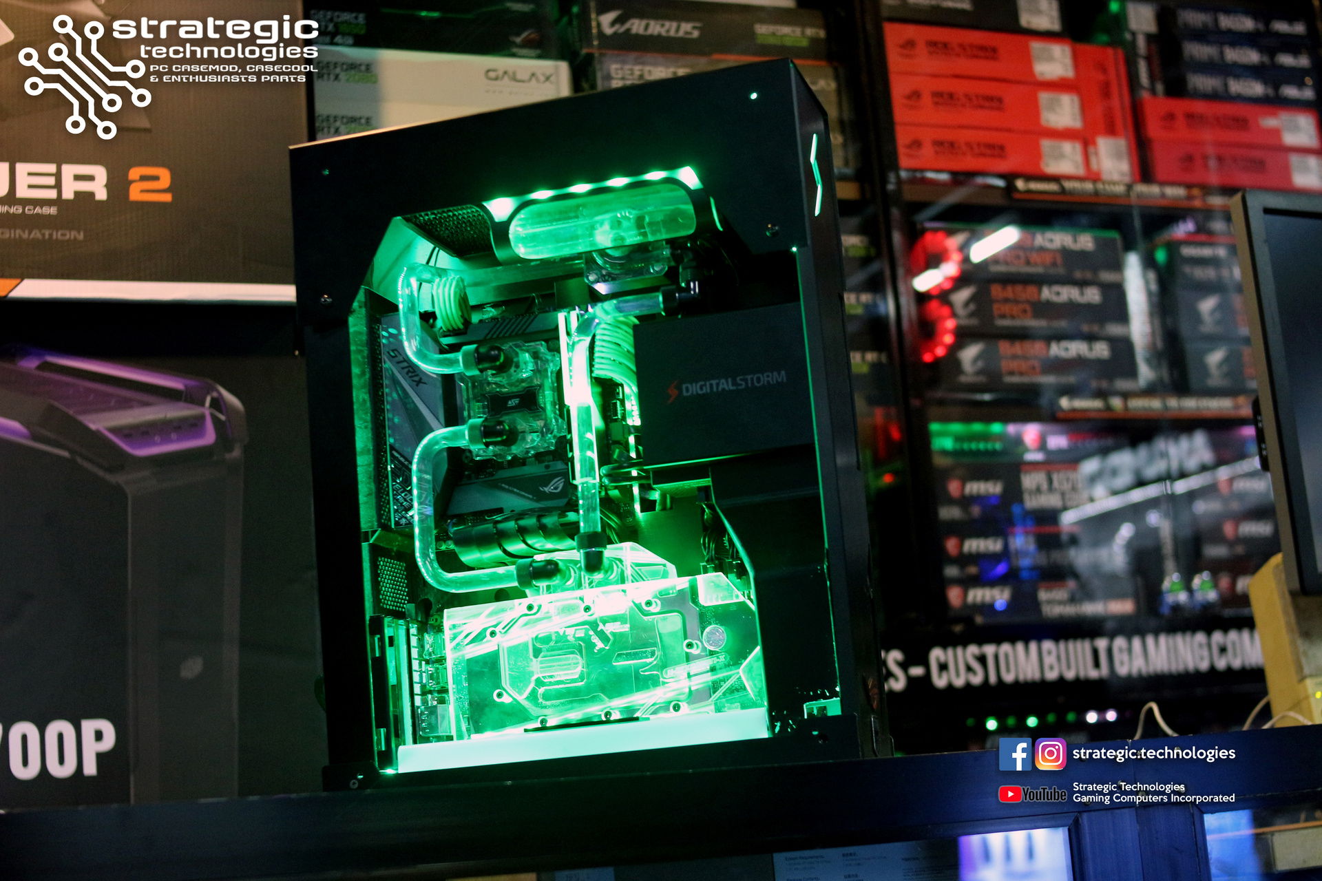 Digital Storm Bolt X PC Rebuilt with 2020 new parts and Relooped Custom