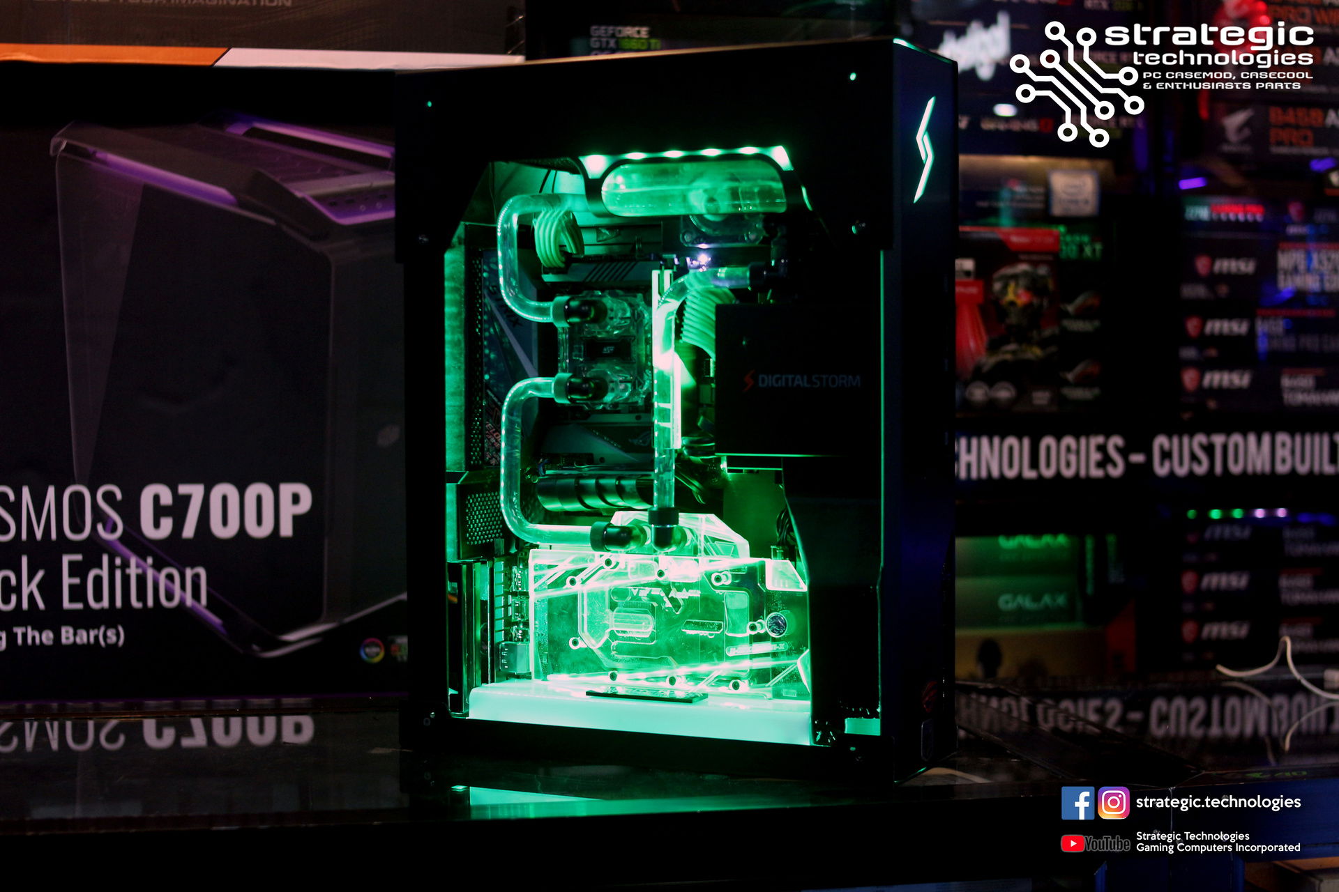 Digital Storm Bolt X PC Rebuilt with 2020 new parts and Relooped Custom