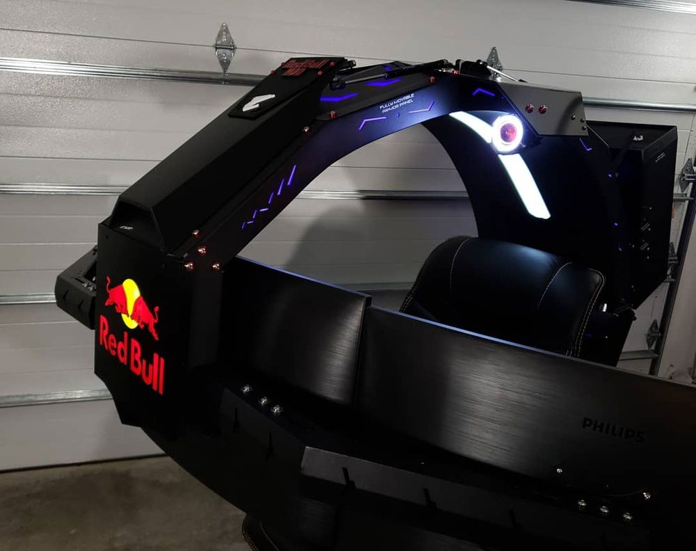 I also added custom mounts and halo lights