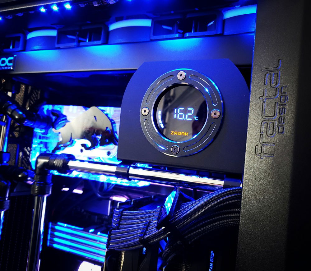 Zadak sent us this epic inline tempo sensor to monitor coolant temps