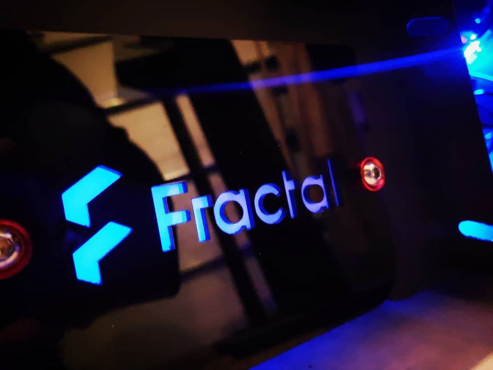 Showing Fractal some love with a backlit panel
