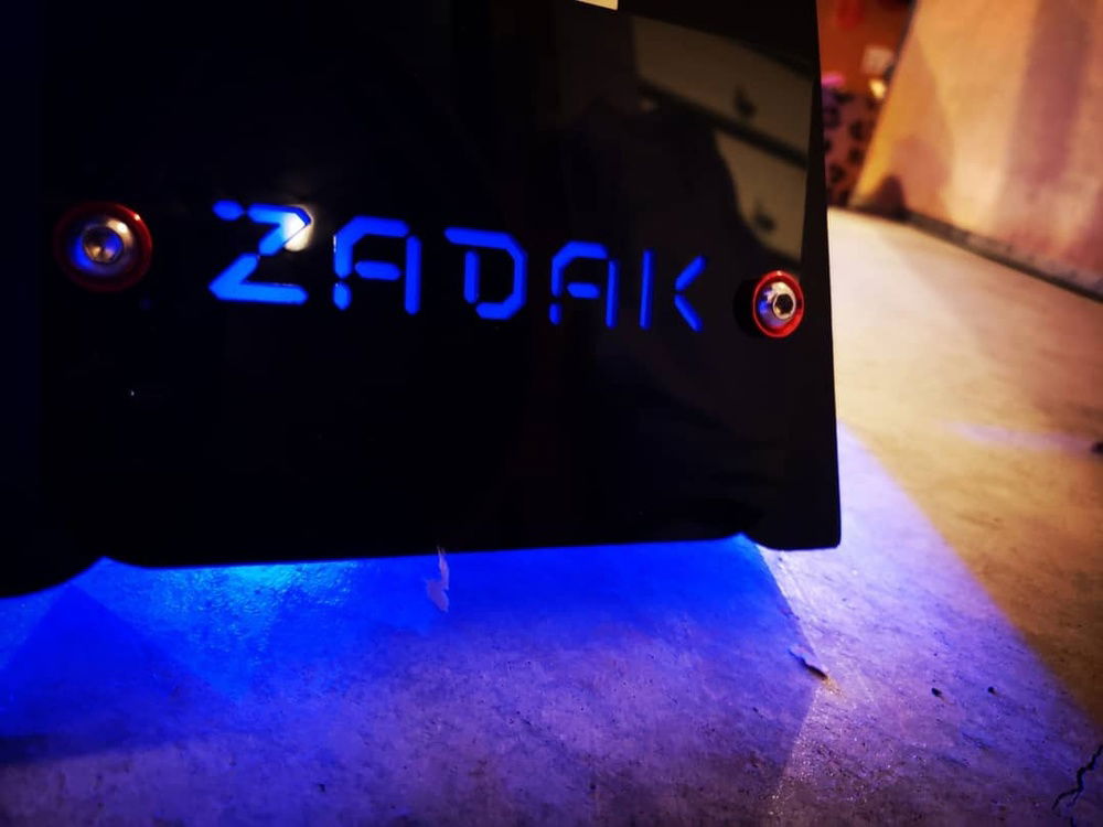 Showing Zadak some love with a backlit panel