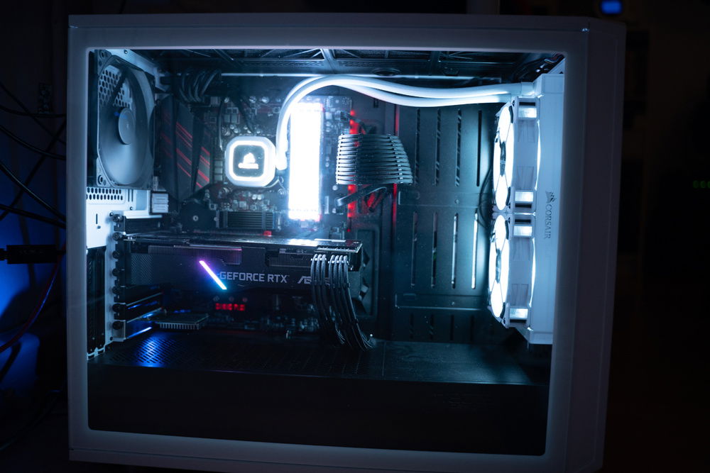 White LED setting fits best for the Build