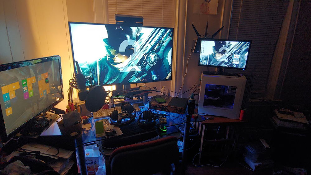 New Full Setup with a new 43" 4K LG HDR display