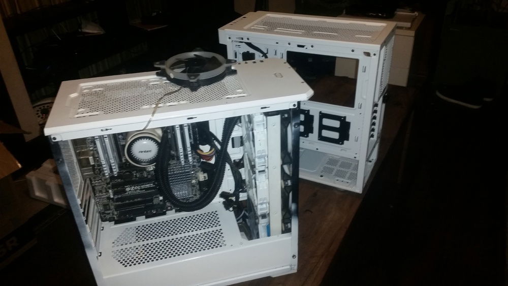 then got a real good deal on a corsair 275r so did a case swap