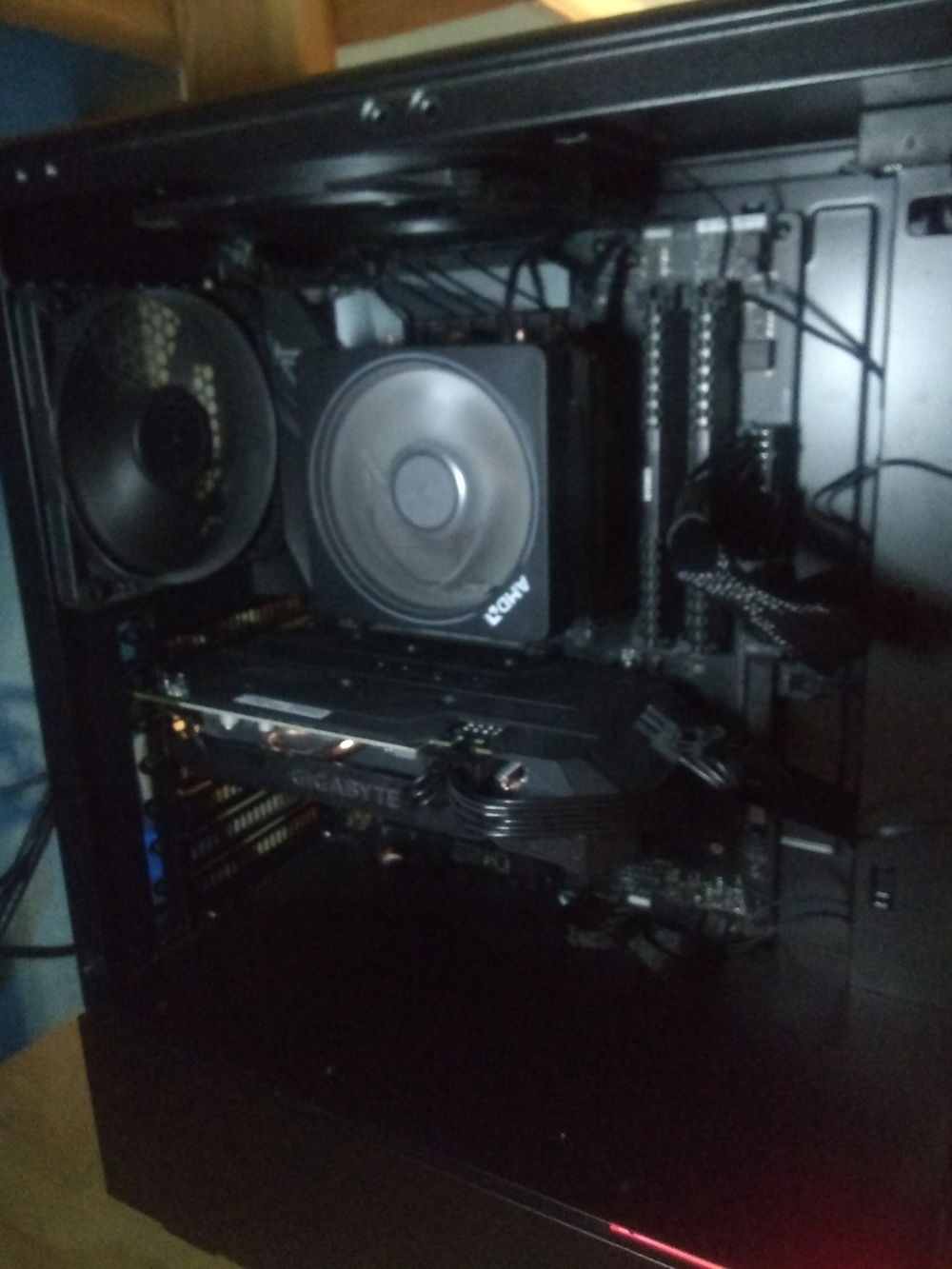 Inside of the case.