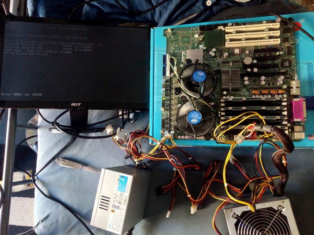 The first test run, a Succses.