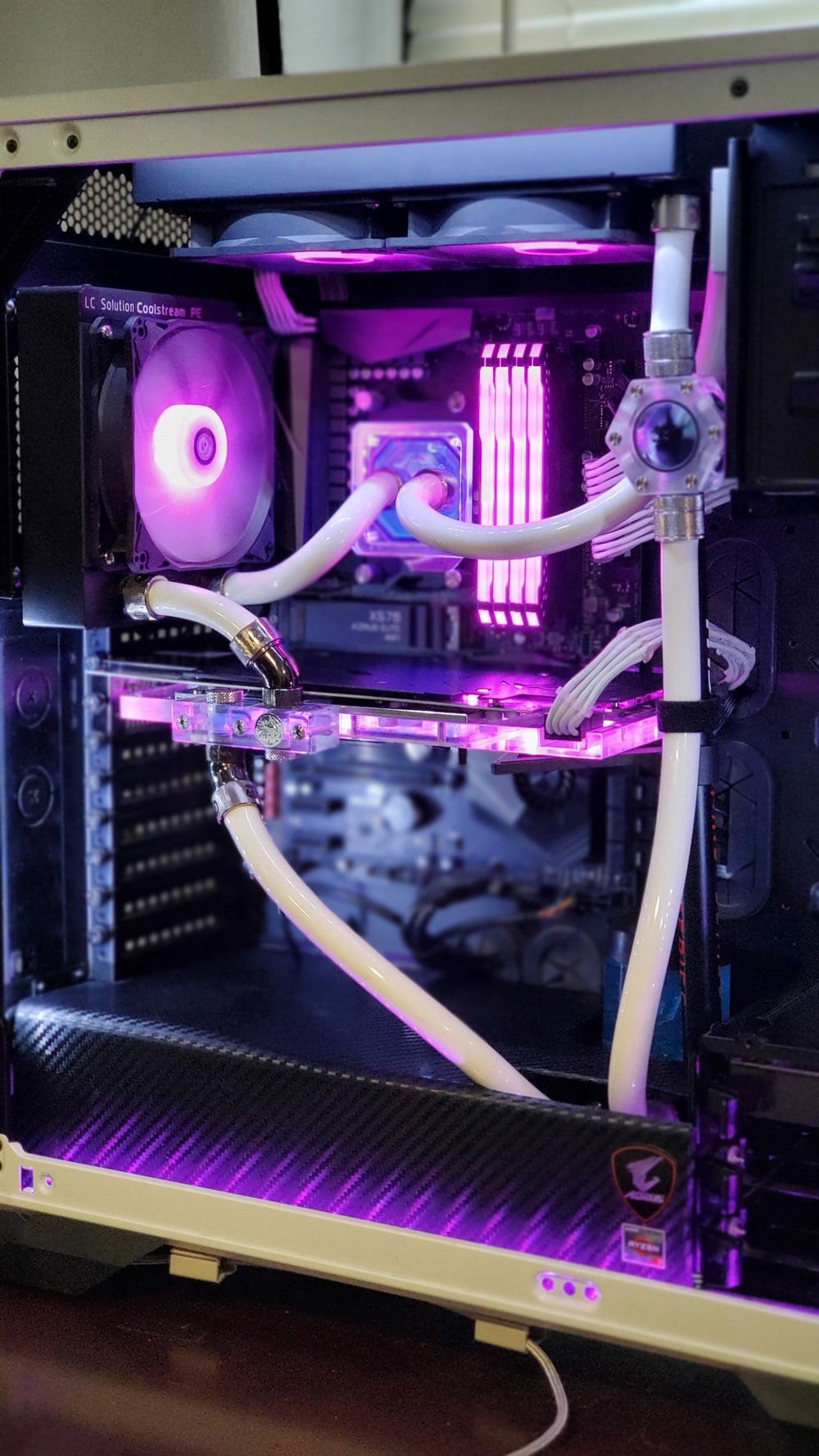 Installed GPU block and new flow indicator