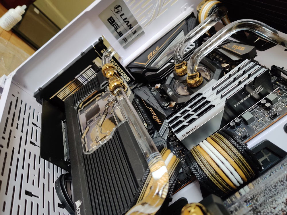 GPU block and side view