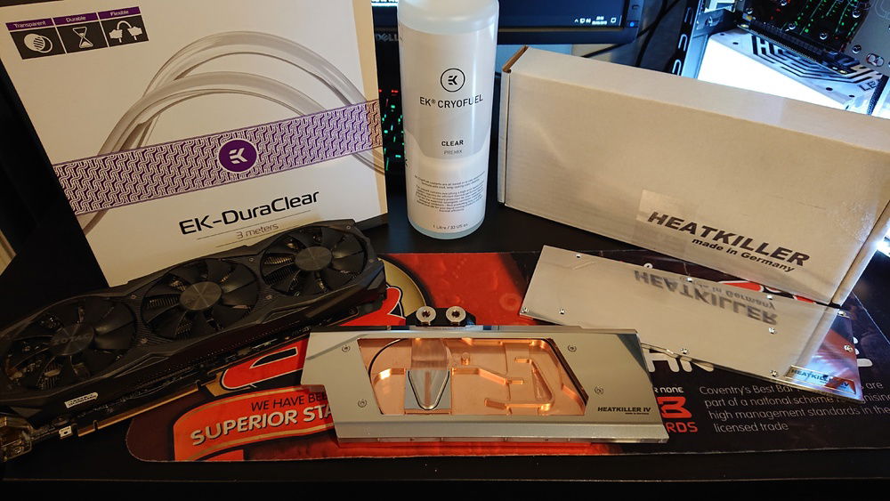 New part for the upgrade and rebuild. Watercool got the parts to me the day after specs were confirmed, including an unplated backplate.