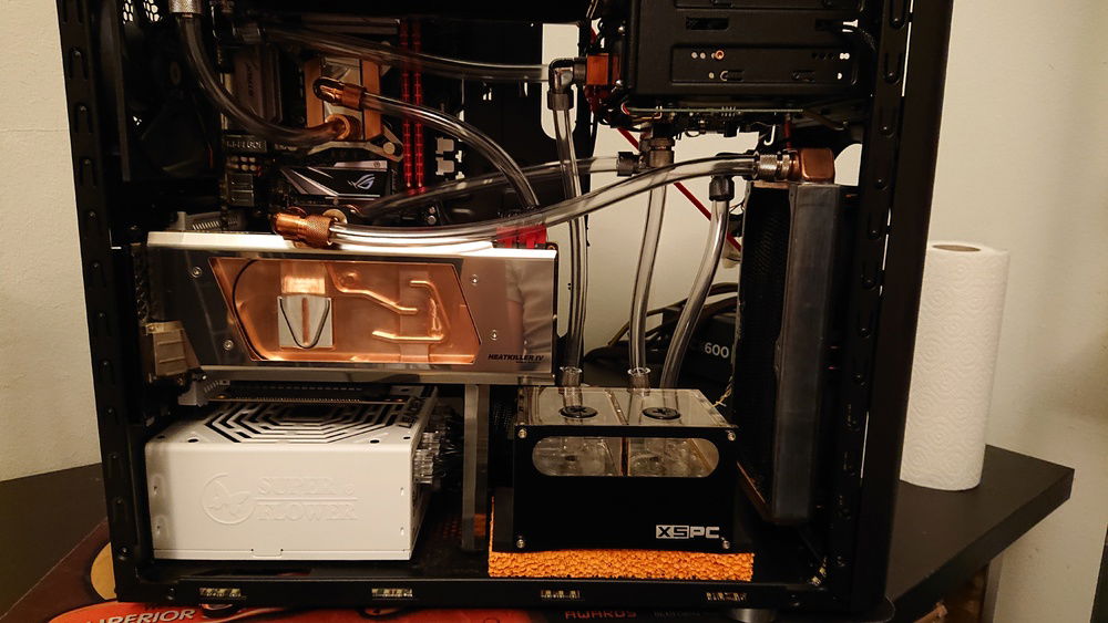 Loops complete and ready for filling.