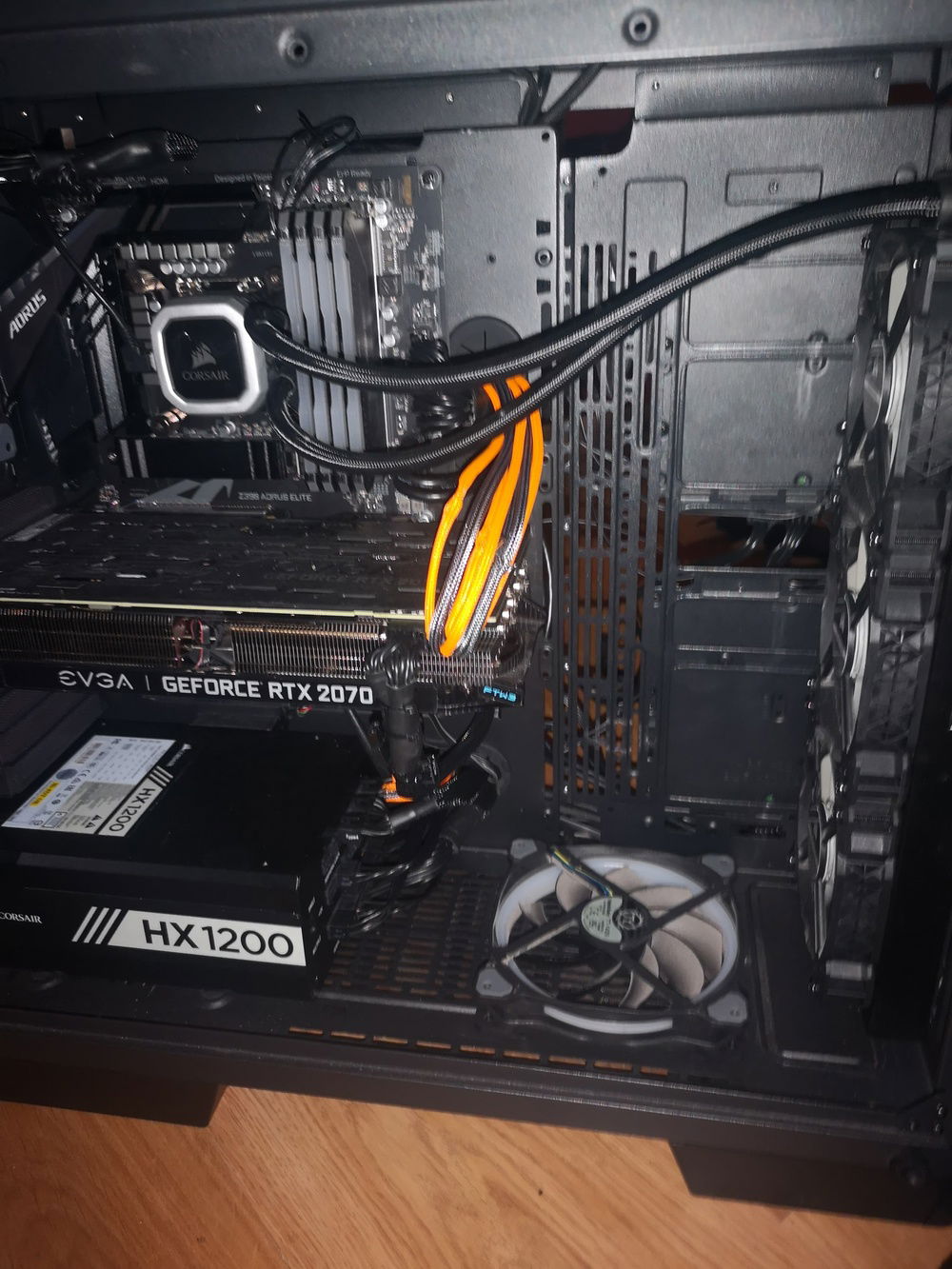 First time done it my self :D i know it does not look the best but it will do for now and i will get proper materials for the other cabels :)