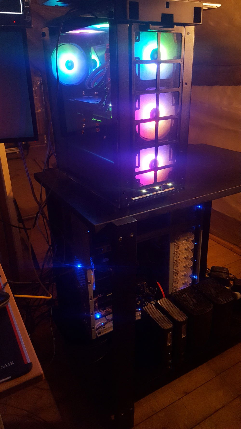 Custom Table for three computers