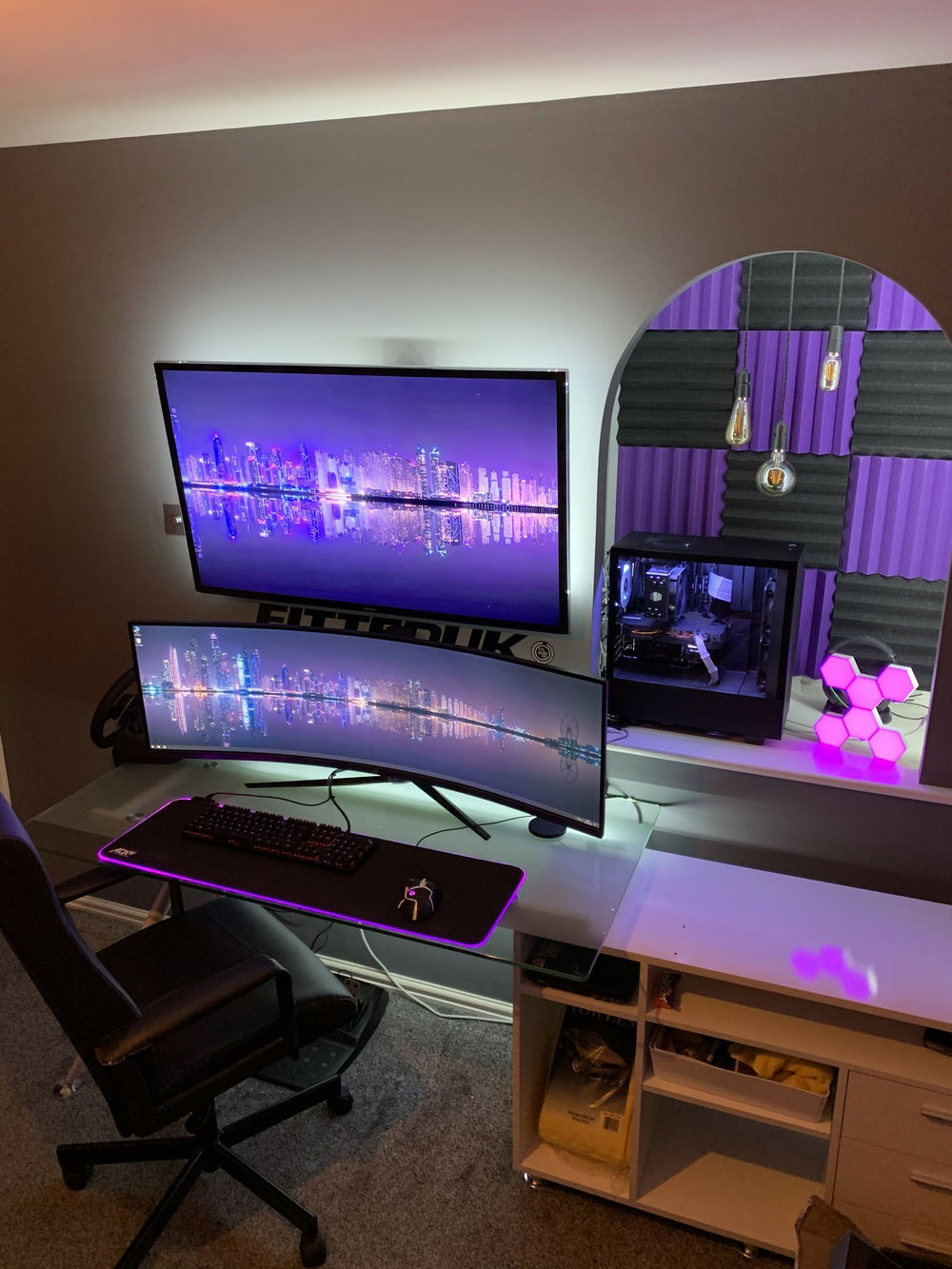 That cable under the desk has not gone!