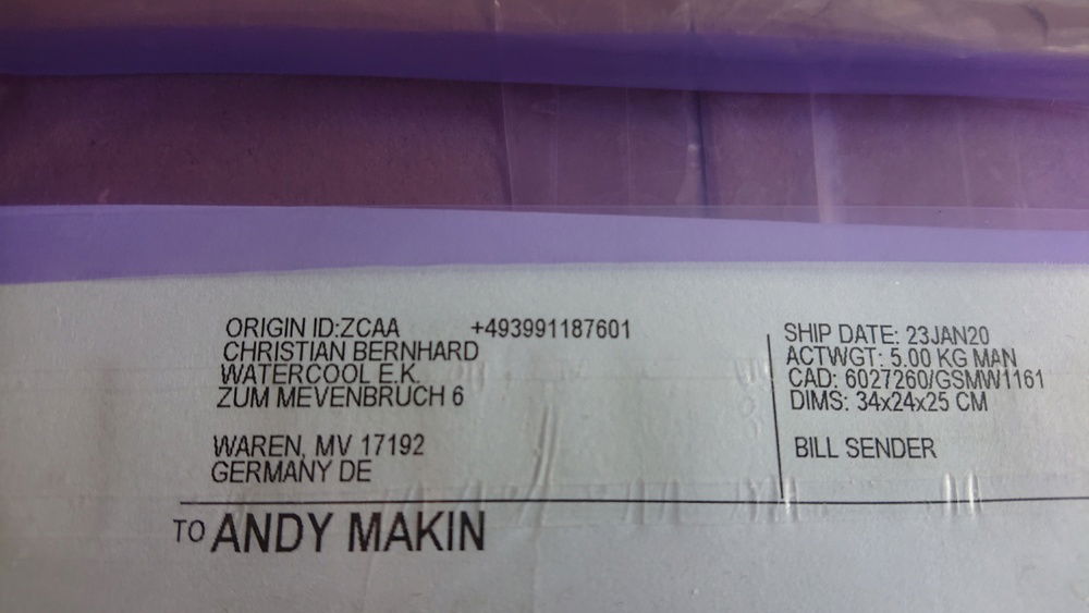 A package from the fatherland