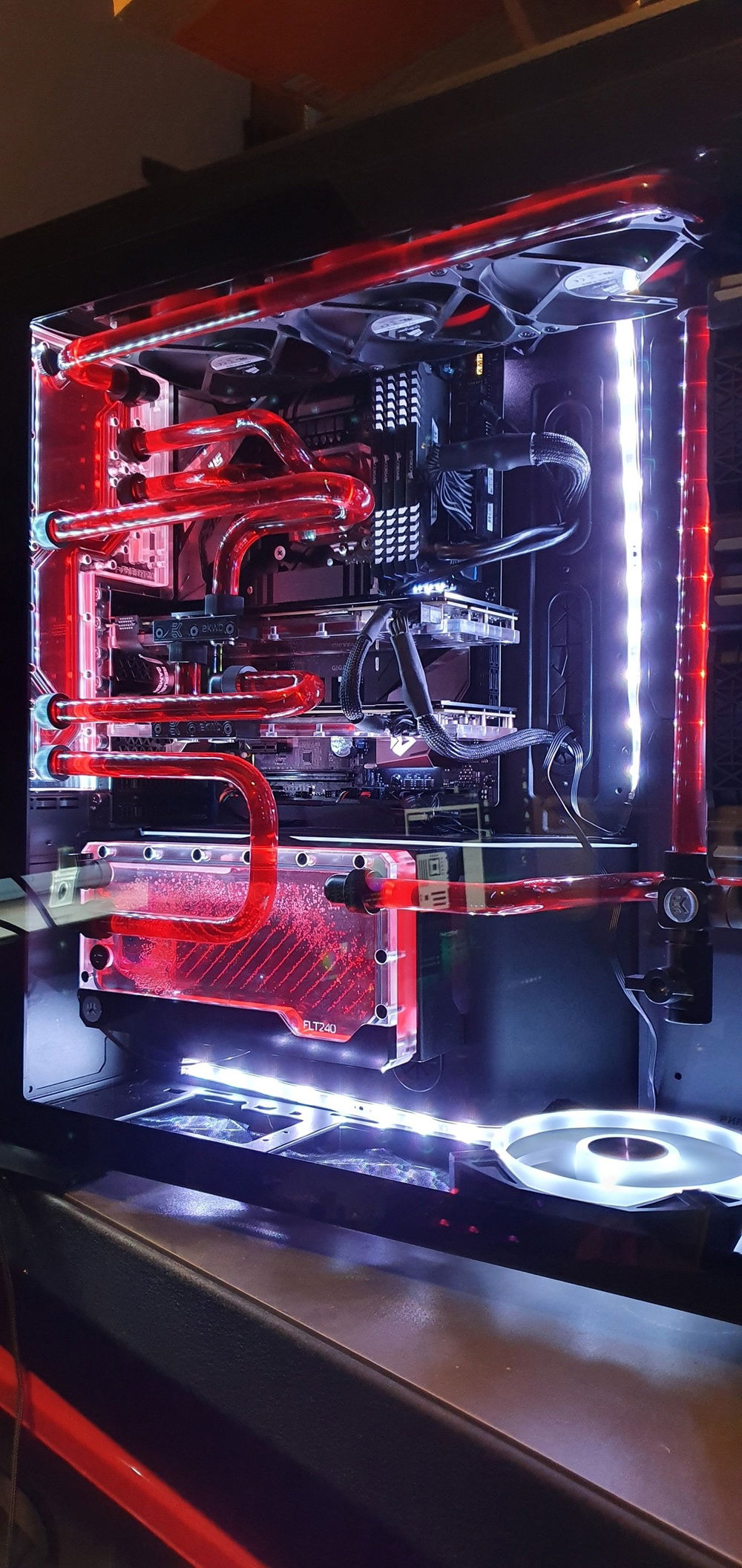 Completed build - few cables and RGB light strips still to be placed