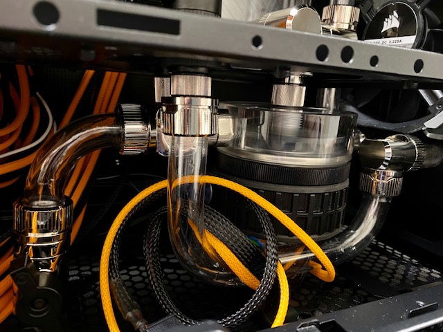 3/22 - Initial design of the drain path. Now replaced that tubing with fitting.