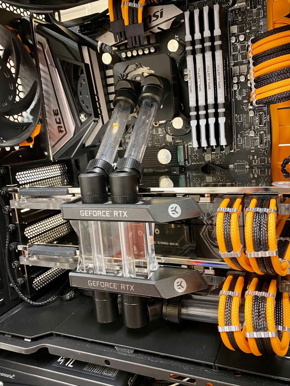 Seriously considering changing the PETG tubing to acrylic after looking at the EK-Scalar Dual block.