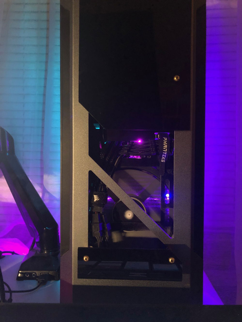 Front Opening With Cable Runs