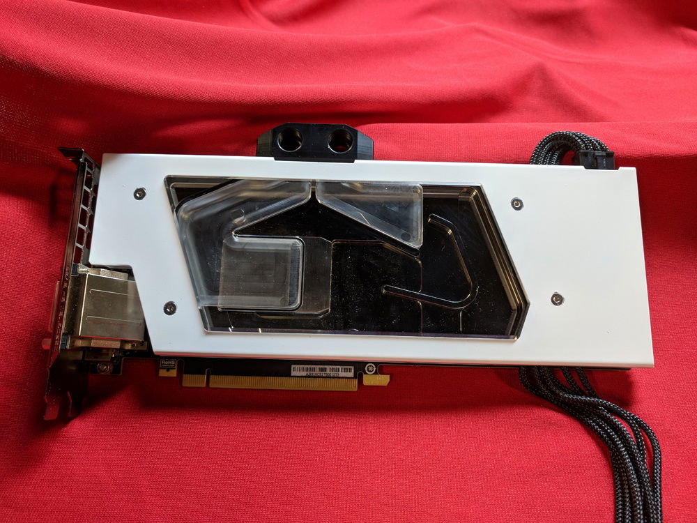 Waterblock front painted white