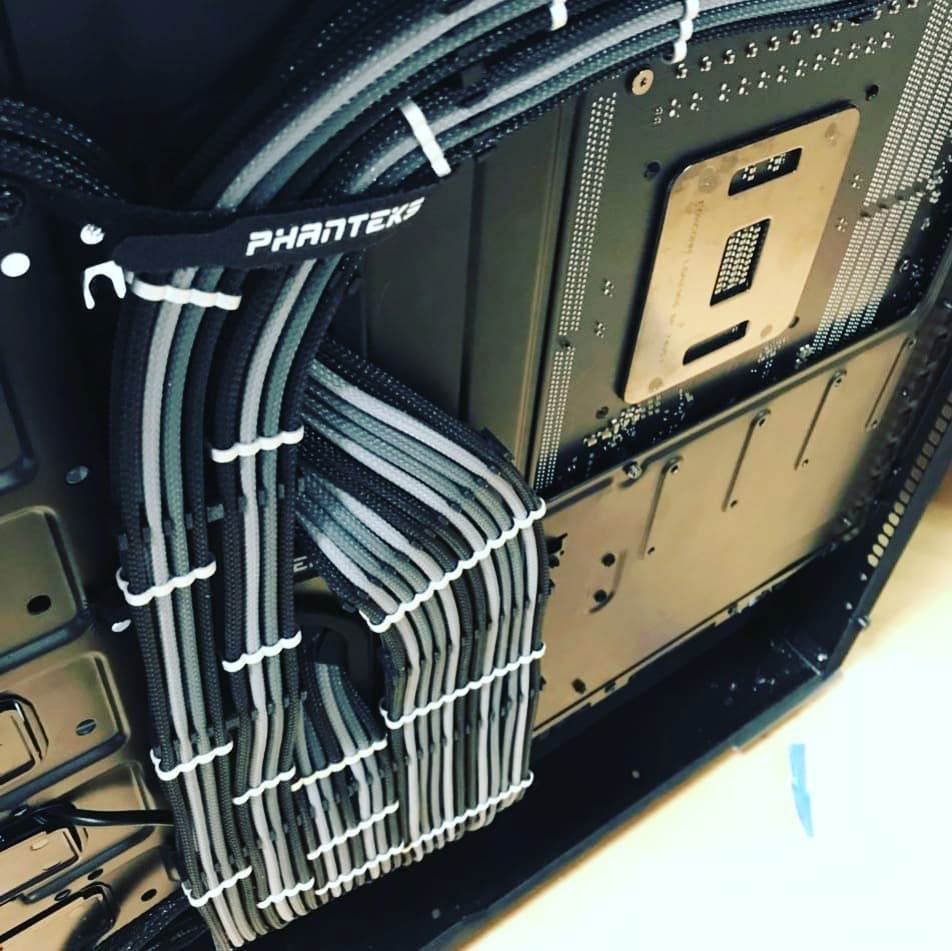 Talk about beautiful cable management