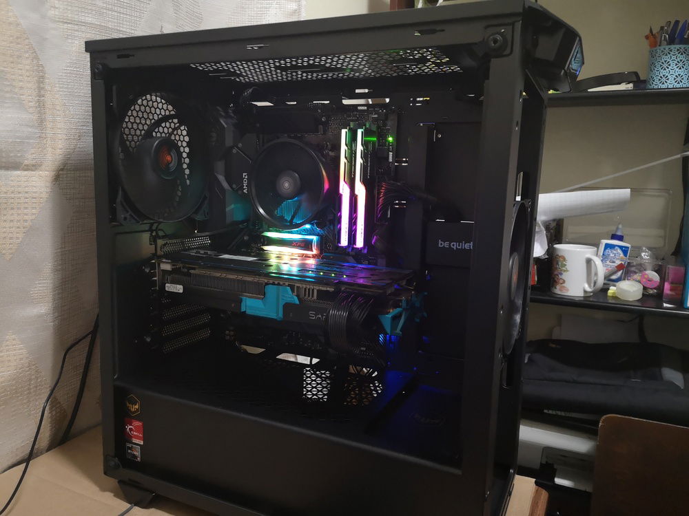 Here a just finished putting all parts in place and verifying if it post