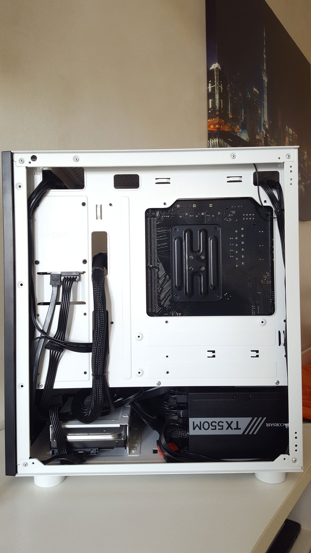 I think that should be a pretty good cable management