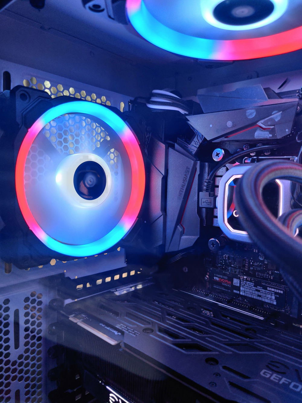 Closeup - Marvel themed fan