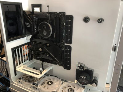 Since that was on hold, I turned my attention to the interior of the case. I figured that whilst I have a lot of exterior work to complete yet, I could potentially get the inside sorted in the meantime. So that is exactly what I started on: